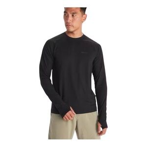 Men's Marmot Black Long Sleeve Shirt
